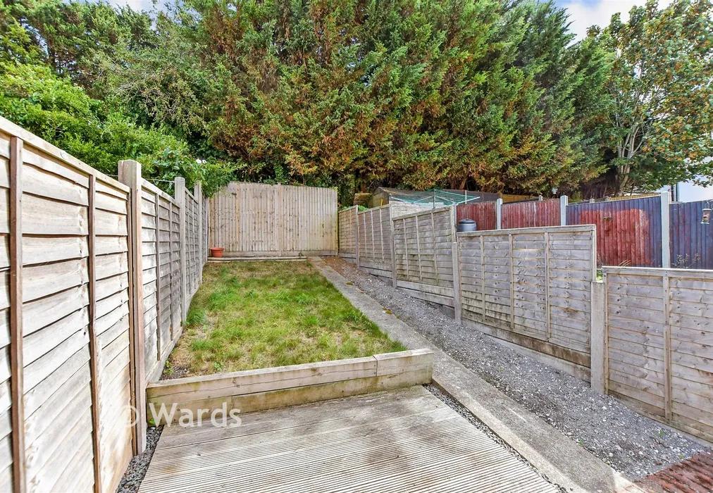 Rear Garden - Clarendon Place, Dover, Kent - Wards of Kent