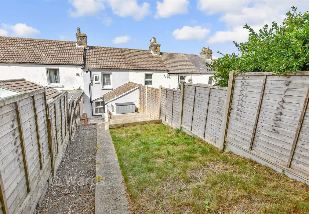 Rear Garden - Clarendon Place, Dover, Kent - Wards of Kent