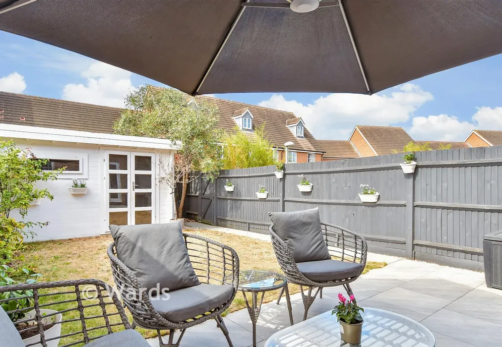 Rear Garden - Weymouth Road, Wainscott, Rochester, Kent - Wards of Kent