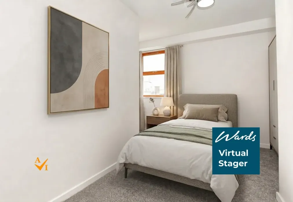 Bedroom 2 (Contemporary style) - High Street, Eastry, Sandwich, Kent - Wards of Kent