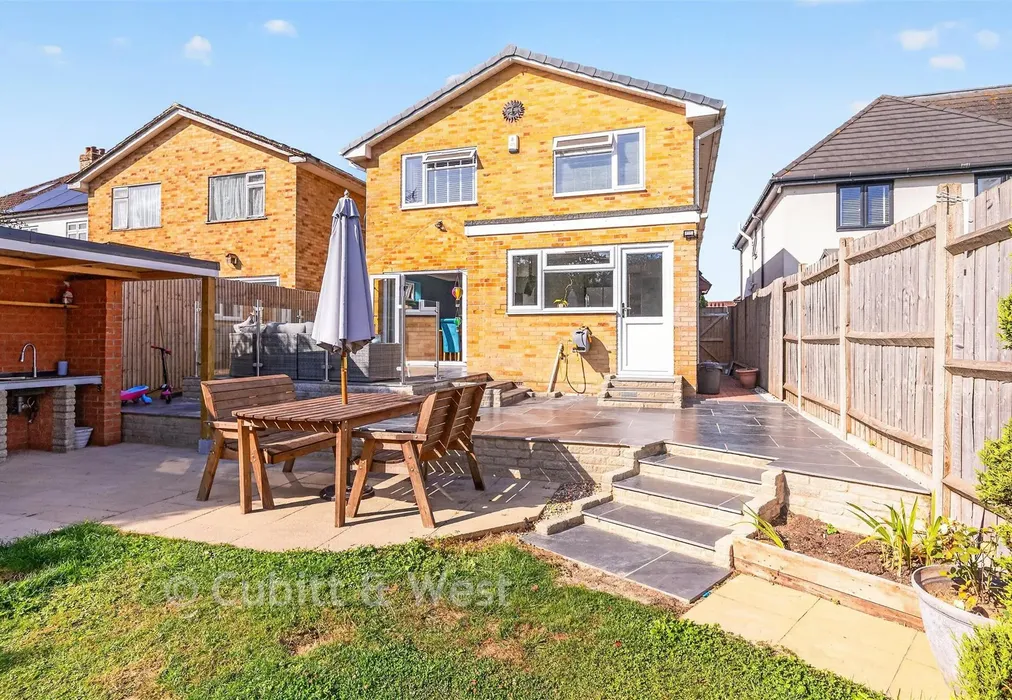 Rear Garden - Hulbert Road, Havant, Hampshire - Wards of Kent