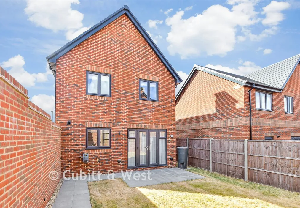 Rear Elevation - Burdock Road, Horsham, West Sussex - Wards of Kent