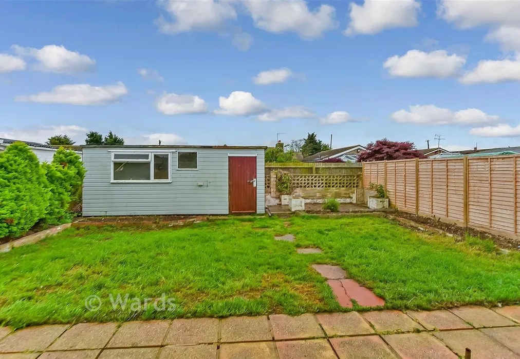 Rear Garden - Danes Drive, Bayview, Kent - Wards of Kent