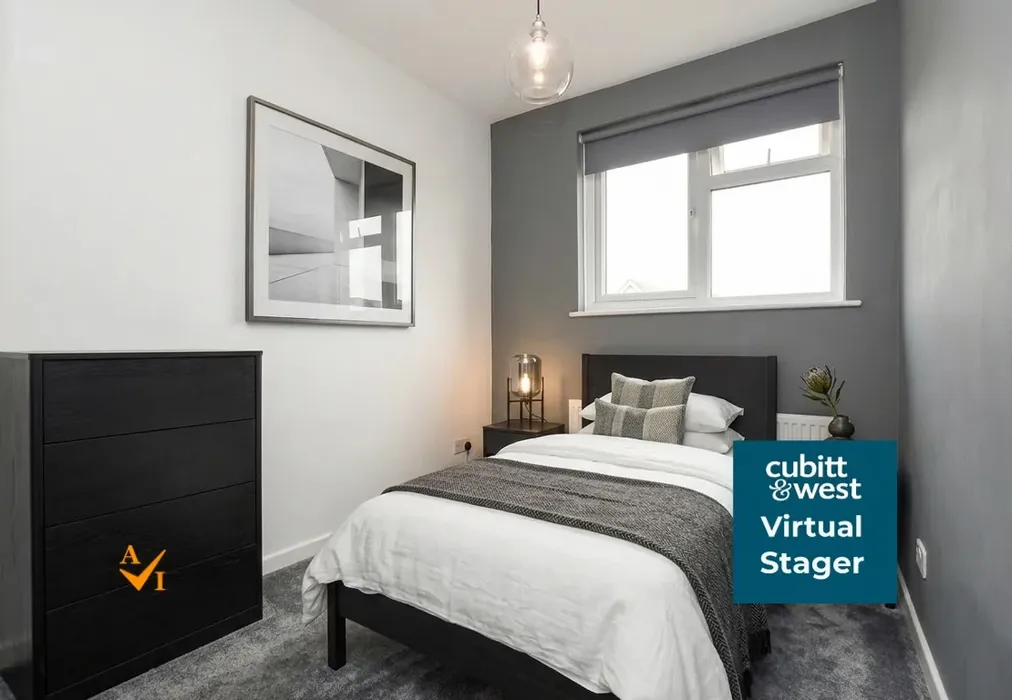 Bedroom 3 (Modern style) - Poynes Road, Horley, Surrey - Wards of Kent