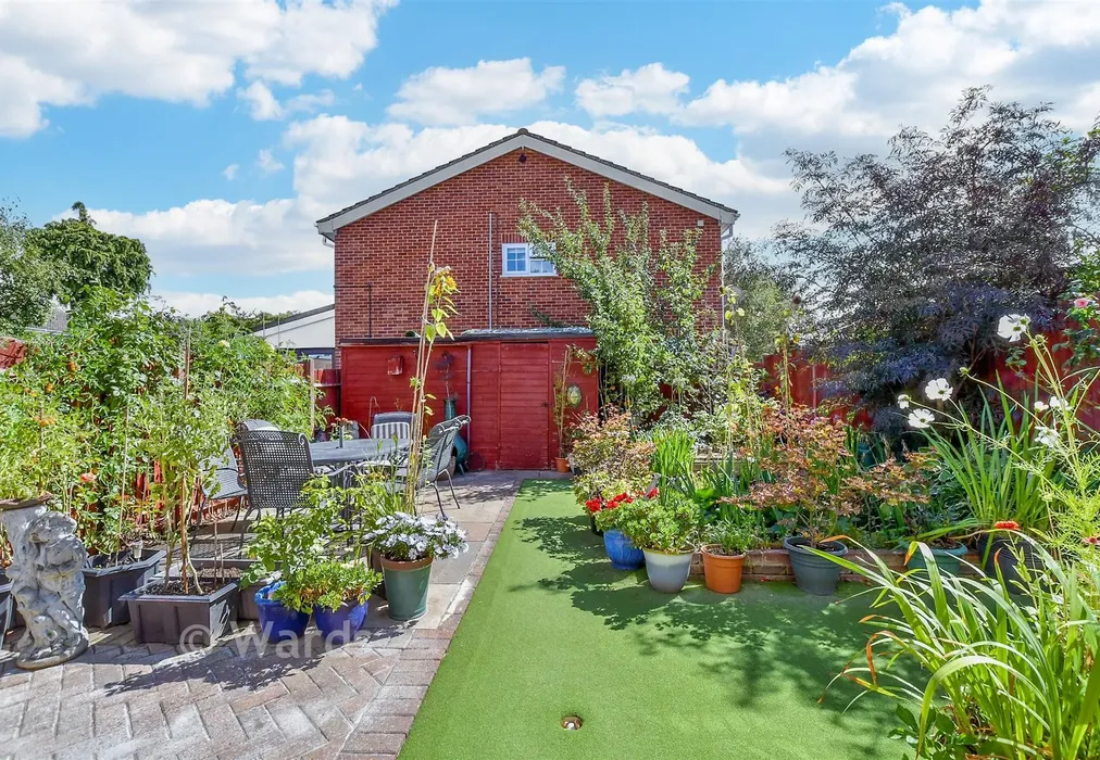 Rear Garden - Pear Tree Avenue, Ditton, Kent - Wards of Kent