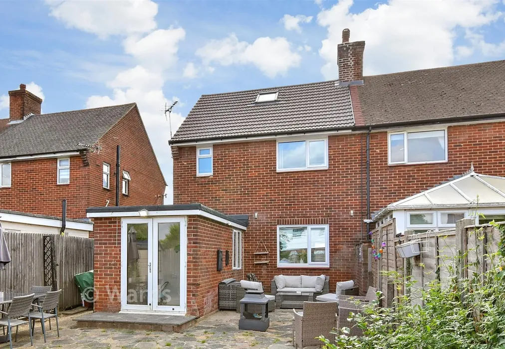 Rear Elevation - Vernon Close, West Kingsdown, Sevenoaks, Kent - Wards of Kent