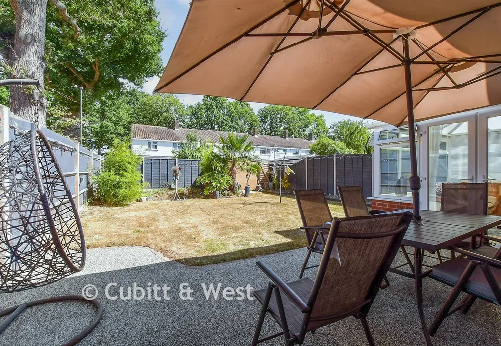 Rear Garden - Climping Road, Ifield, Crawley, West Sussex - Wards of Kent