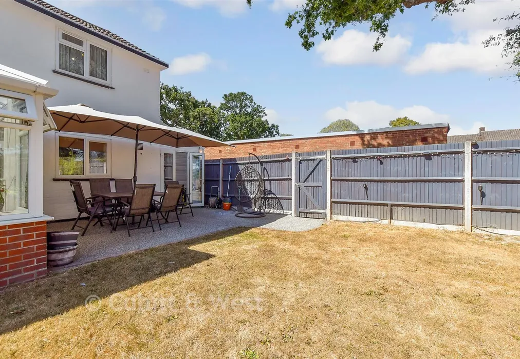 Rear Garden - Climping Road, Ifield, Crawley, West Sussex - Wards of Kent