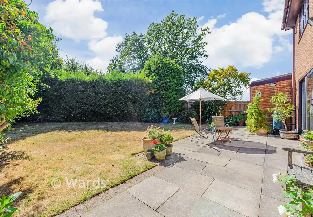 Rear Garden - Mill Lane, Blue Bell Hill, Chatham, Kent - Wards of Kent