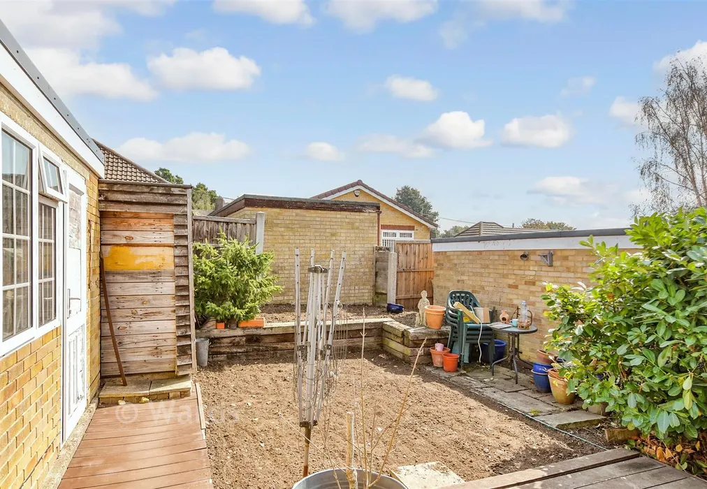 Rear Garden - Whybornes Chase, Minster On Sea, Sheerness, Kent - Wards of Kent