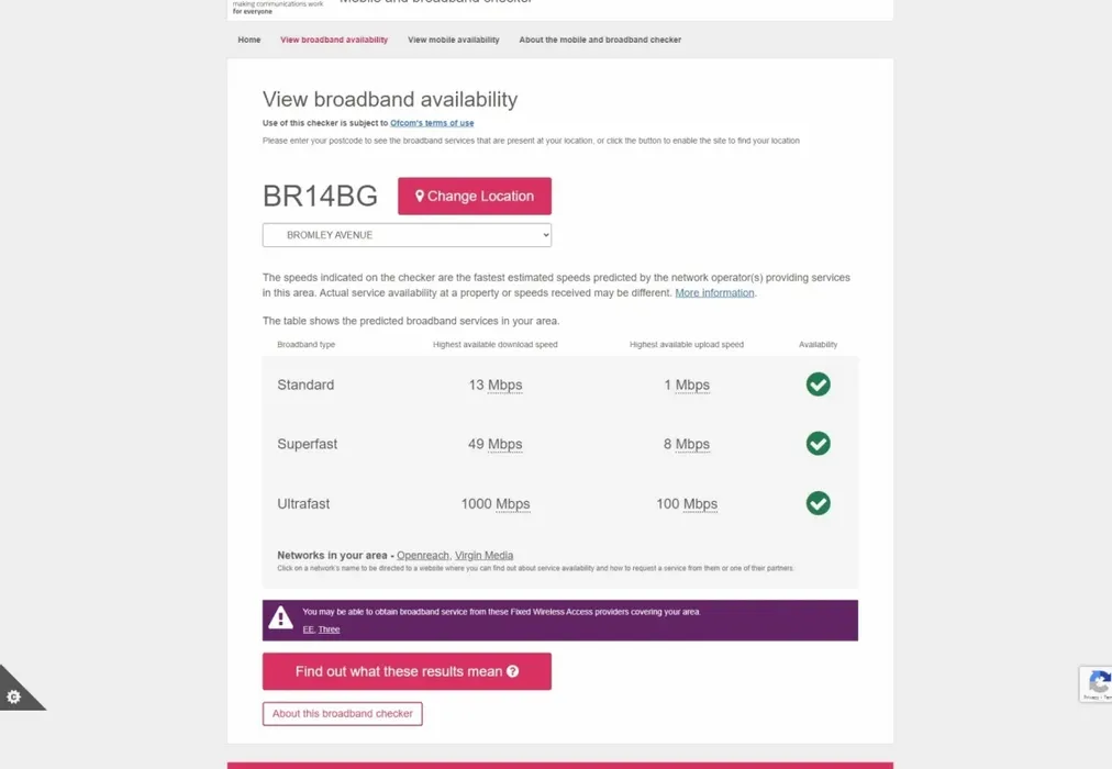 Broadband - Bromley Avenue Bromley BR1 - Wards of Kent