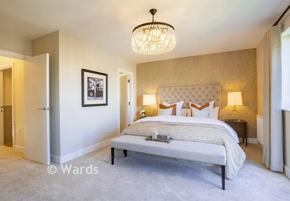 Show Home Bedroom 1 - Bulldog Close, Faversham Lakes, Faversham, Kent - Wards of Kent