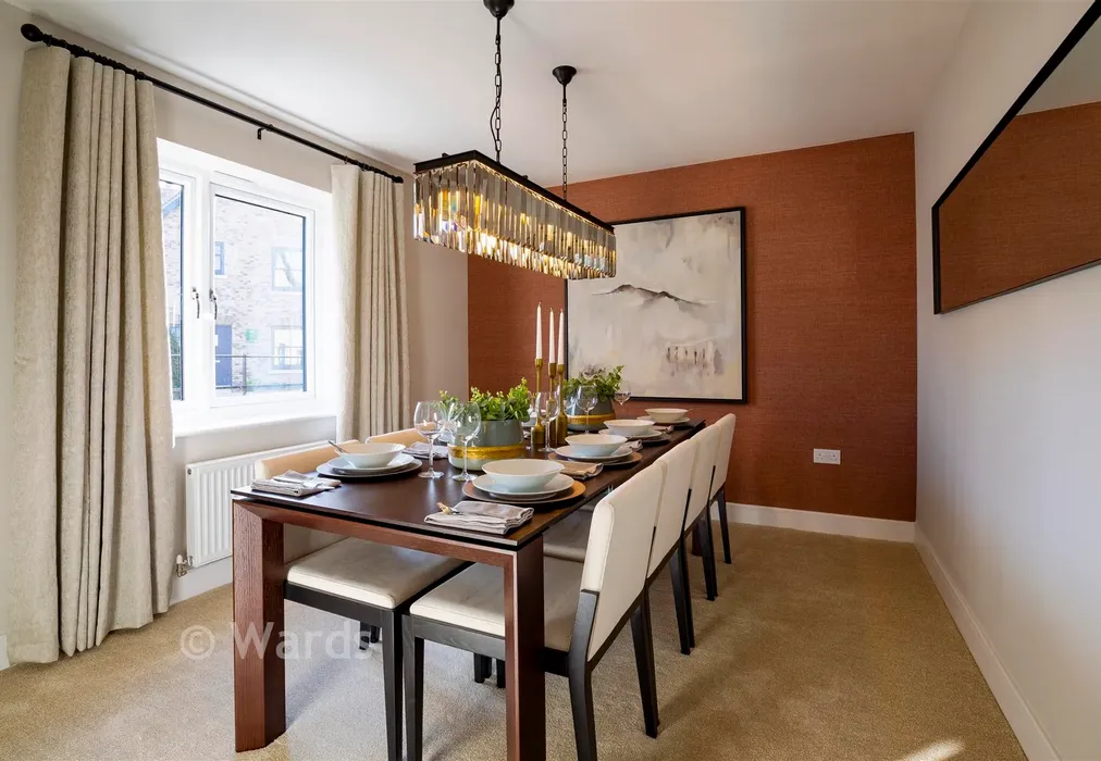 Show Home Dining Room - Bulldog Close, Faversham Lakes, Faversham, Kent - Wards of Kent