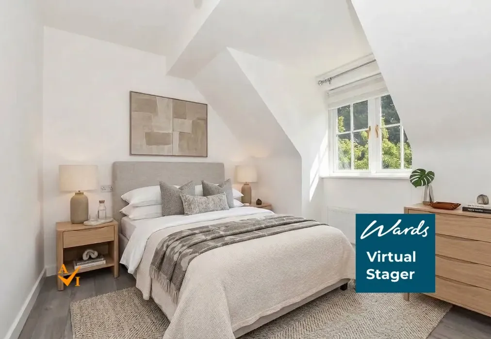 Bedroom 2 (Contemporary style) - High Street, Headcorn, Ashford, Kent - Wards of Kent