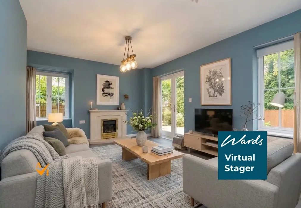 Living Room (Nordic style) - High Street, Headcorn, Ashford, Kent - Wards of Kent