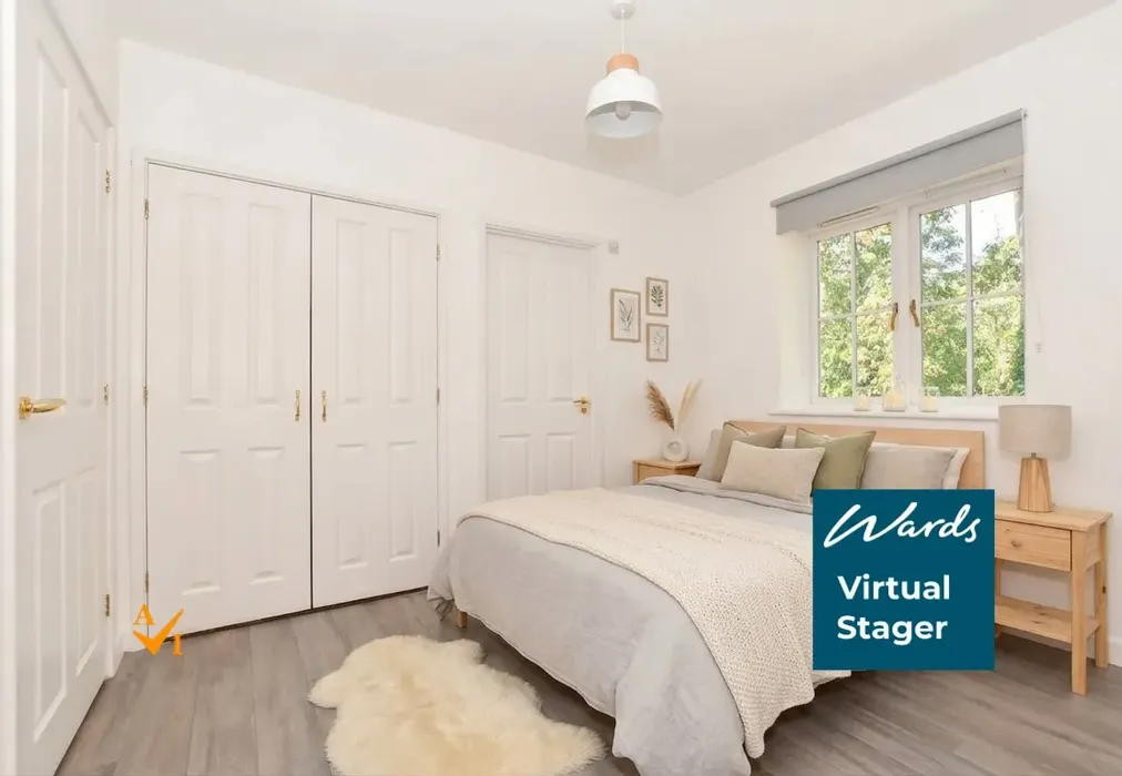 Bedroom 1 (Nordic style) - High Street, Headcorn, Ashford, Kent - Wards of Kent