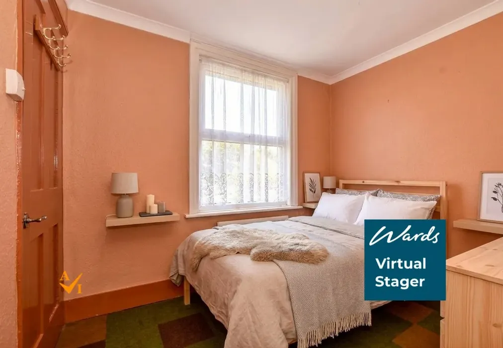 Bedroom 2 (Nordic style) - Romney Road, Willesborough, Ashford, Kent - Wards of Kent