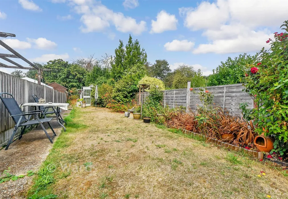 Rear Garden - Romney Road, Willesborough, Ashford, Kent - Wards of Kent