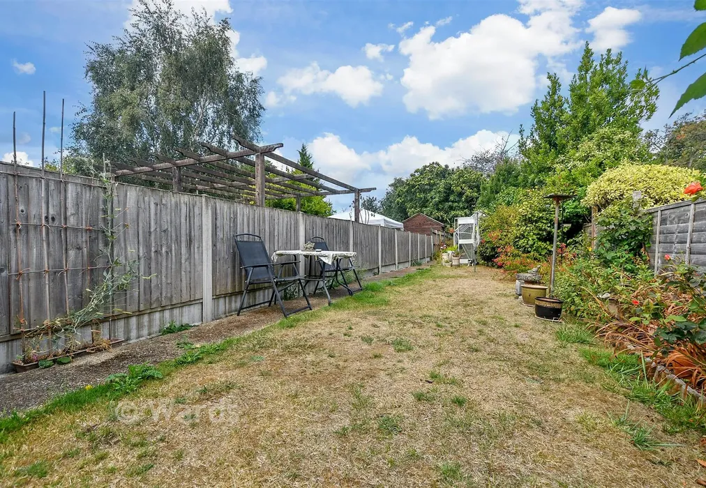 Rear Garden - Romney Road, Willesborough, Ashford, Kent - Wards of Kent
