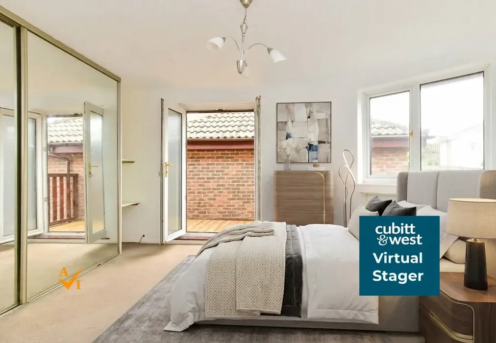 Bedroom 1 (Contemporary style) - St. Aubyn's Mead, Rottingdean, East Sussex - Wards of Kent