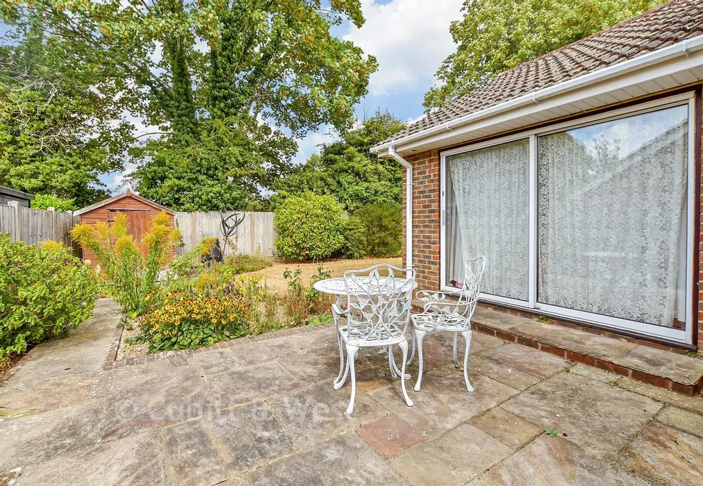 Rear Garden - Faithfull Crescent, Storrington, Pulborough, West Sussex - Wards of Kent