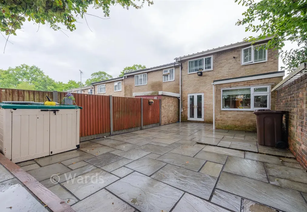 Rear Garden - Conifer Drive, Lords Wood, Chatham, Kent - Wards of Kent