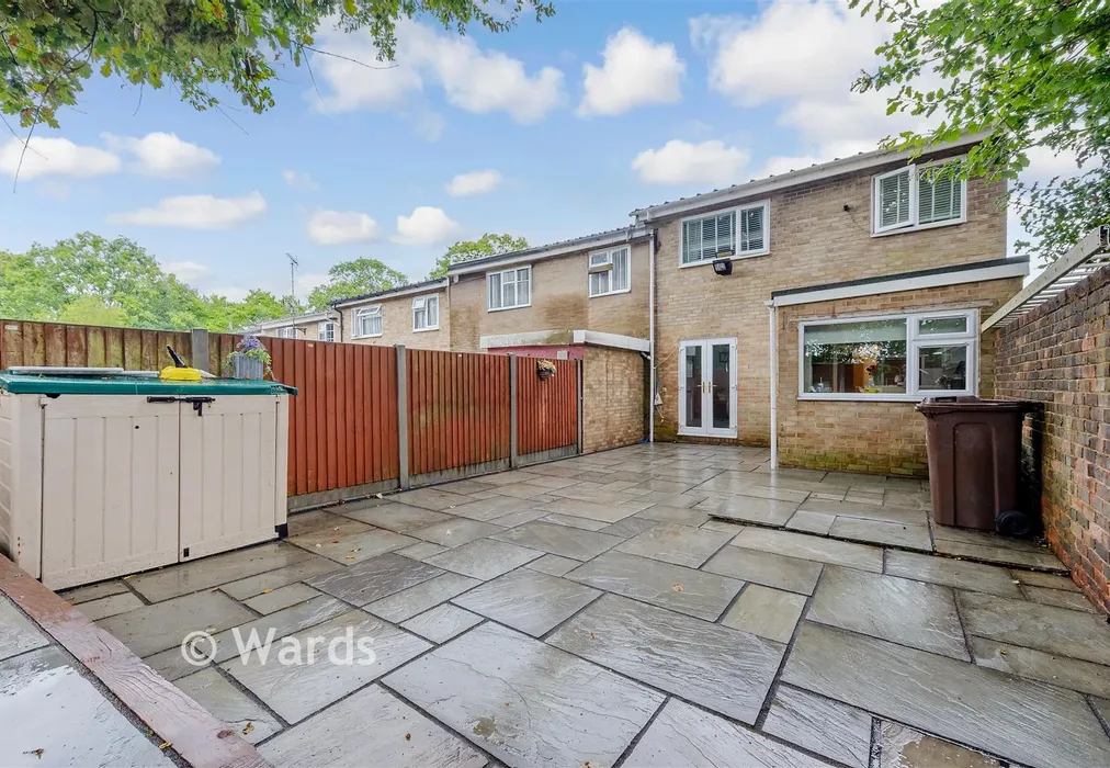 Rear Garden - Conifer Drive, Lords Wood, Chatham, Kent - Wards of Kent