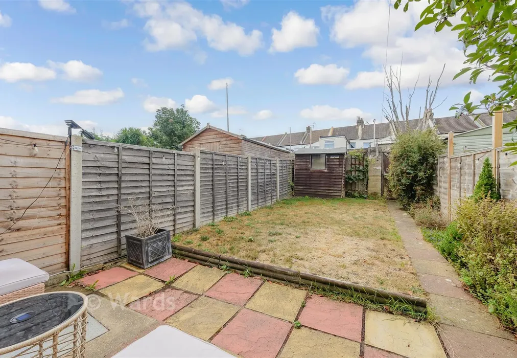 Rear Garden - Priestfield Road, Gillingham, Kent - Wards of Kent