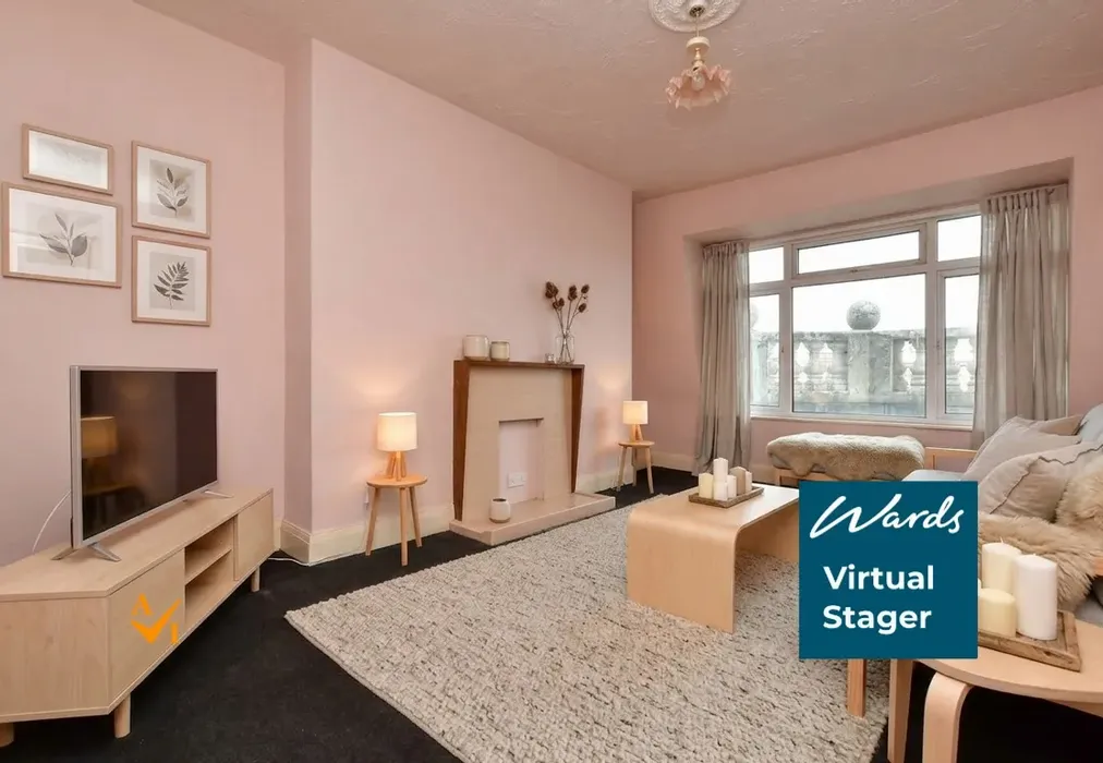 Lounge (Nordic style) - Dalby Square, Cliftonville, Kent - Wards of Kent