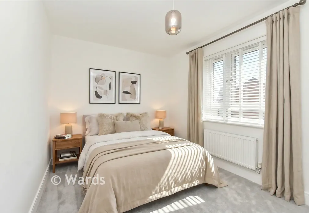 Staged Bedroom 3 - Bulldog Close, Faversham Lakes, Faversham, Kent - Wards of Kent