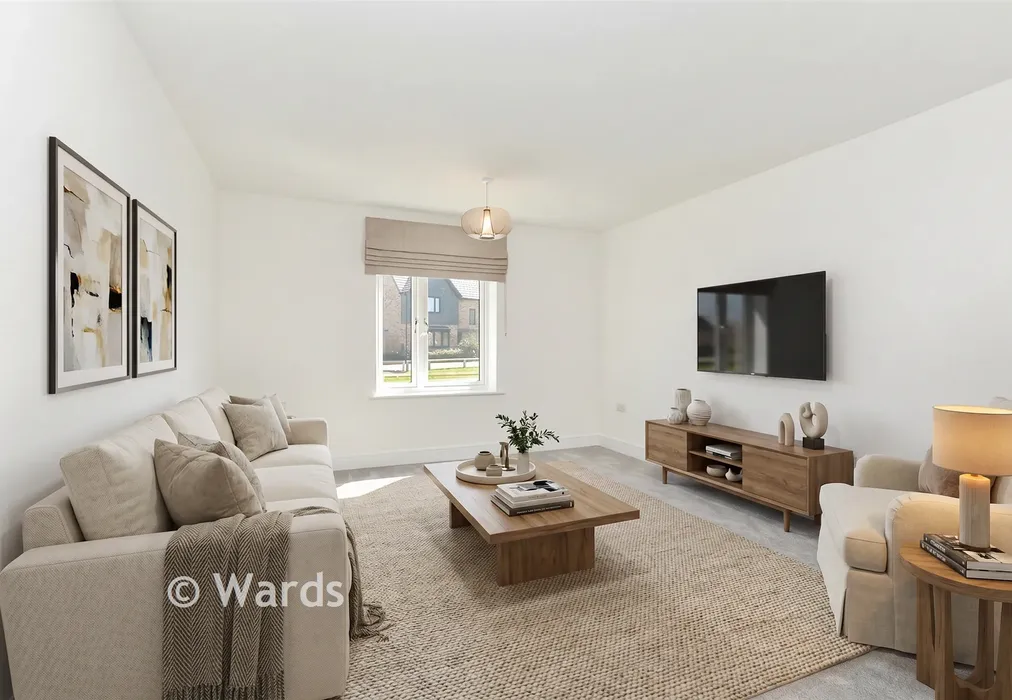 Staged Lounge - Bulldog Close, Faversham Lakes, Faversham, Kent - Wards of Kent