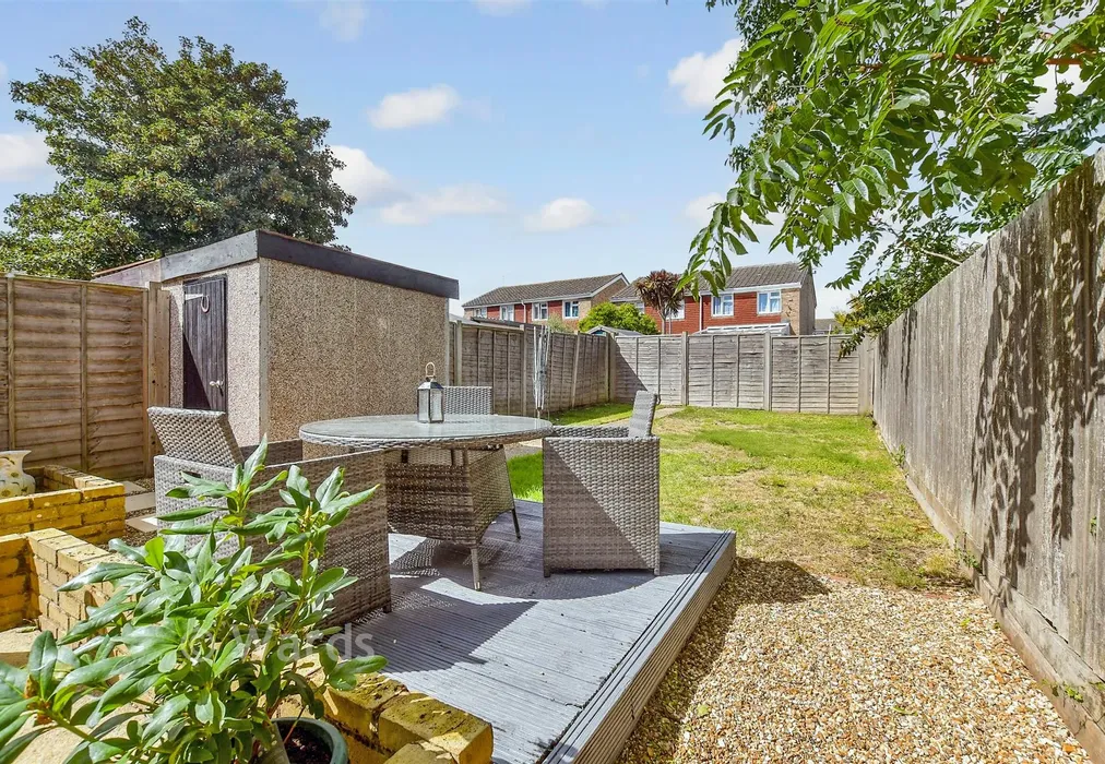 Rear Garden - Trinity Place, Deal, Kent - Wards of Kent
