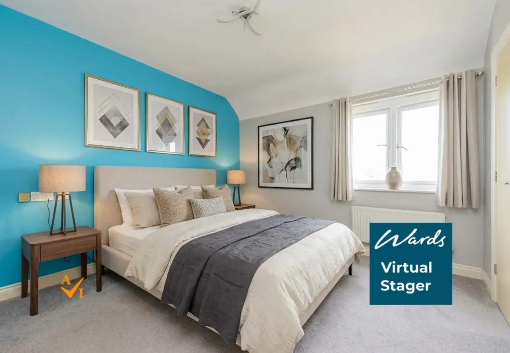 Bedroom 2 (Contemporary style) - Cochrane Drive, Dartford, Kent - Wards of Kent