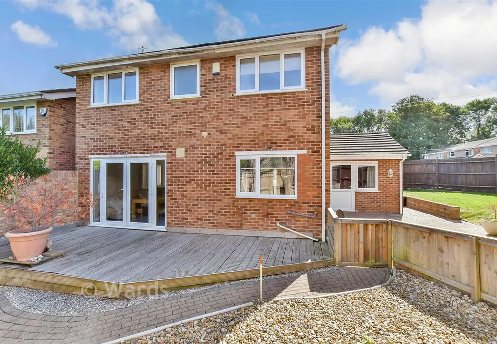 Rear Elevation - Moor Park Close, Rainham, Gillingham, Kent - Wards of Kent