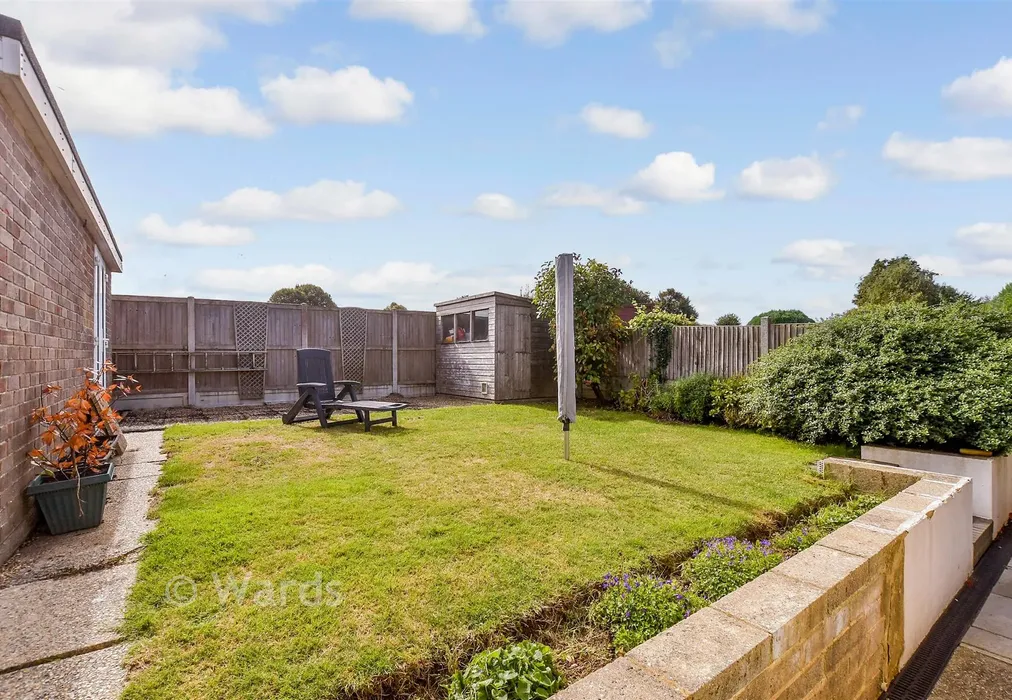 Rear Garden - Beauxfield, Whitfield, Dover, Kent - Wards of Kent