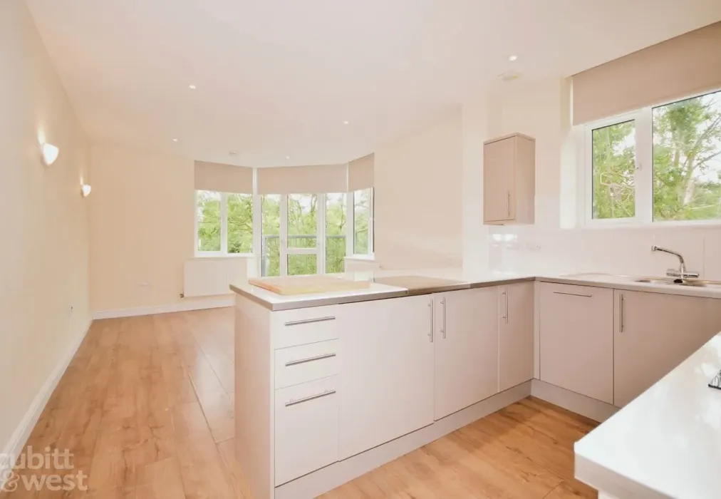 Living Room/Kitchen - Greenstede House, Wood Street, RH19 - Wards of Kent