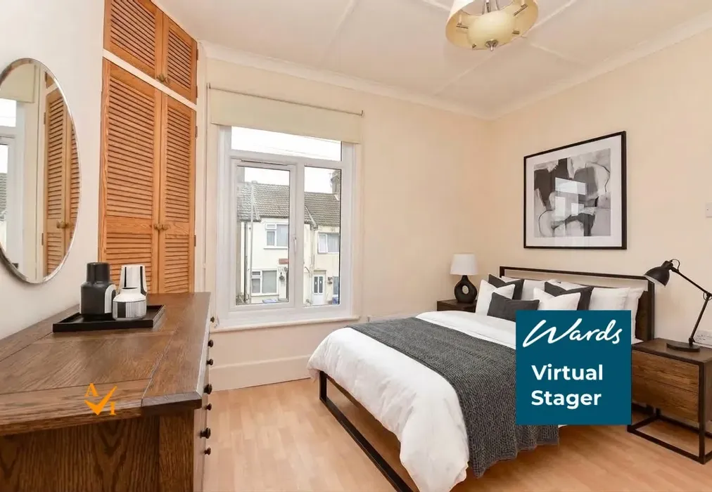 Bedroom 1 (Modern style) - Shortlands Road, Sittingbourne, Kent - Wards of Kent