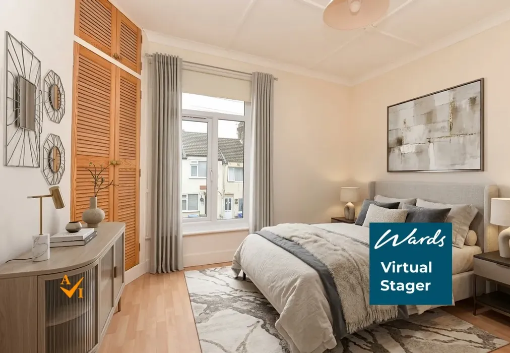 Bedroom 1 (Contemporary style) - Shortlands Road, Sittingbourne, Kent - Wards of Kent