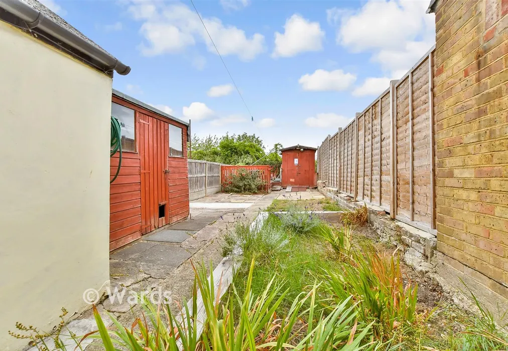 Rear Garden - Shortlands Road, Sittingbourne, Kent - Wards of Kent