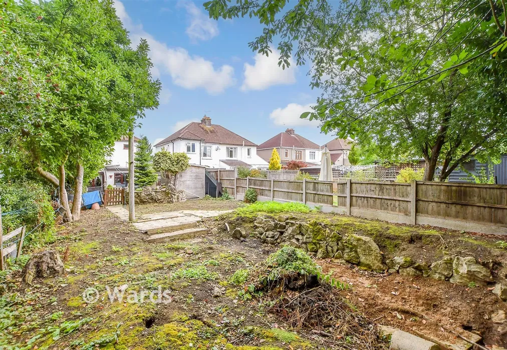 Rear Garden - Heather Drive, Maidstone, Kent - Wards of Kent