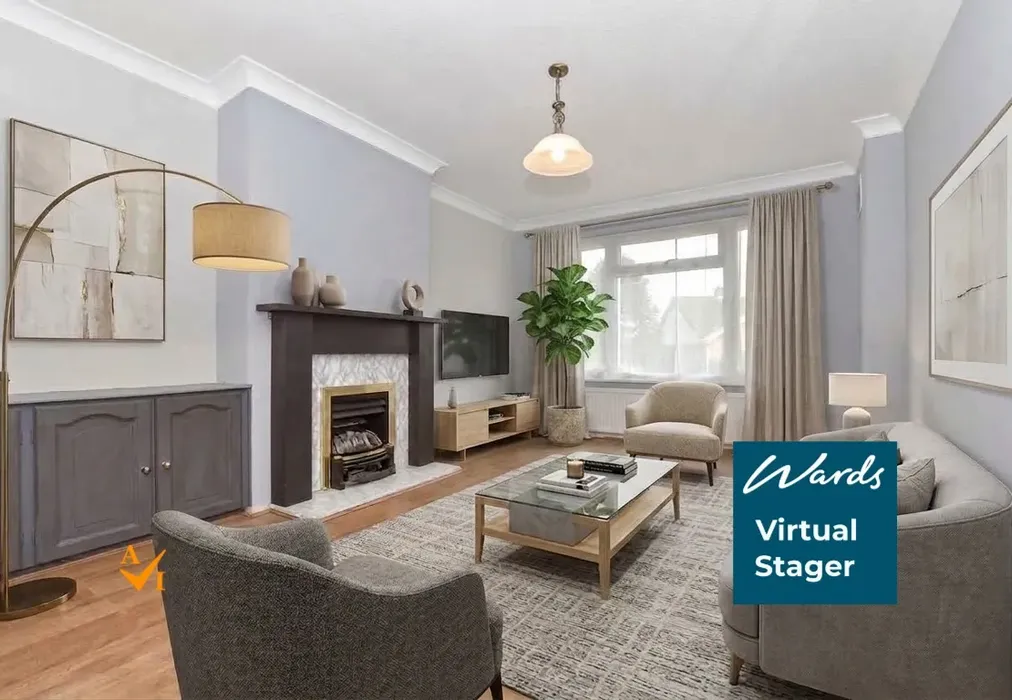 Lounge (Contemporary style) - Glebe Close, St Margarets-At-Cliffe, Dover, Kent - Wards of Kent