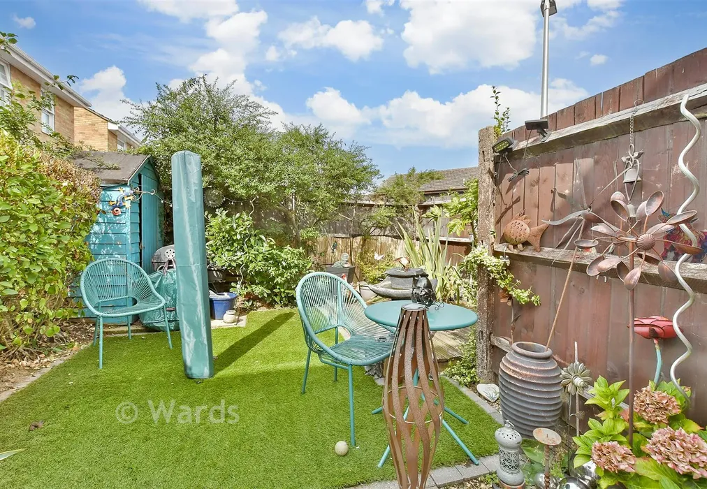 Rear Garden - Embassy Close, Gillingham, Kent - Wards of Kent