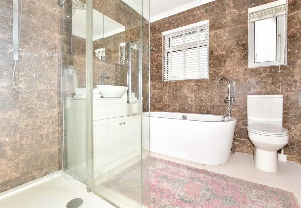 Bathroom - Dallaway Gardens, East Grinstead, West Sussex - Wards of Kent