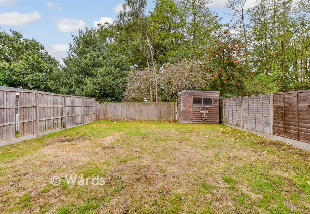 Rear Garden - Bell Way, Kingswood, Kent - Wards of Kent