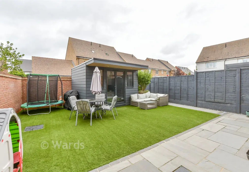 Rear Garden - Harrier Drive, Finberry, Ashford, Kent - Wards of Kent
