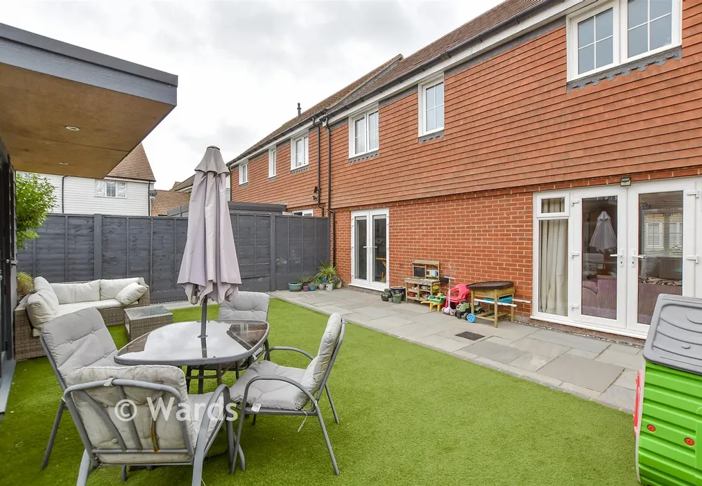 Rear Garden - Harrier Drive, Finberry, Ashford, Kent - Wards of Kent