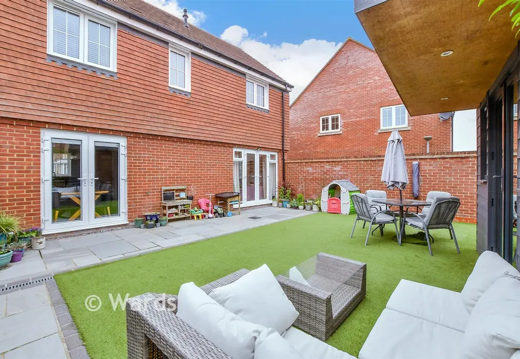 Rear Garden - Harrier Drive, Finberry, Ashford, Kent - Wards of Kent