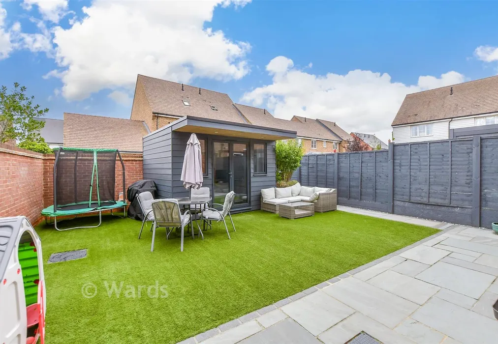 Rear Garden - Harrier Drive, Finberry, Ashford, Kent - Wards of Kent