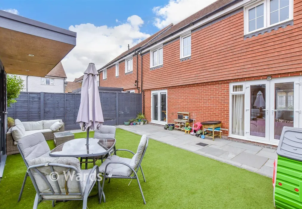 Rear Garden - Harrier Drive, Finberry, Ashford, Kent - Wards of Kent