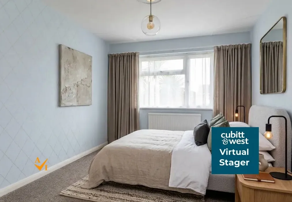 Bedroom 1 (Contemporary style) - Warren Way, Woodingdean, Brighton, East Sussex - Wards of Kent